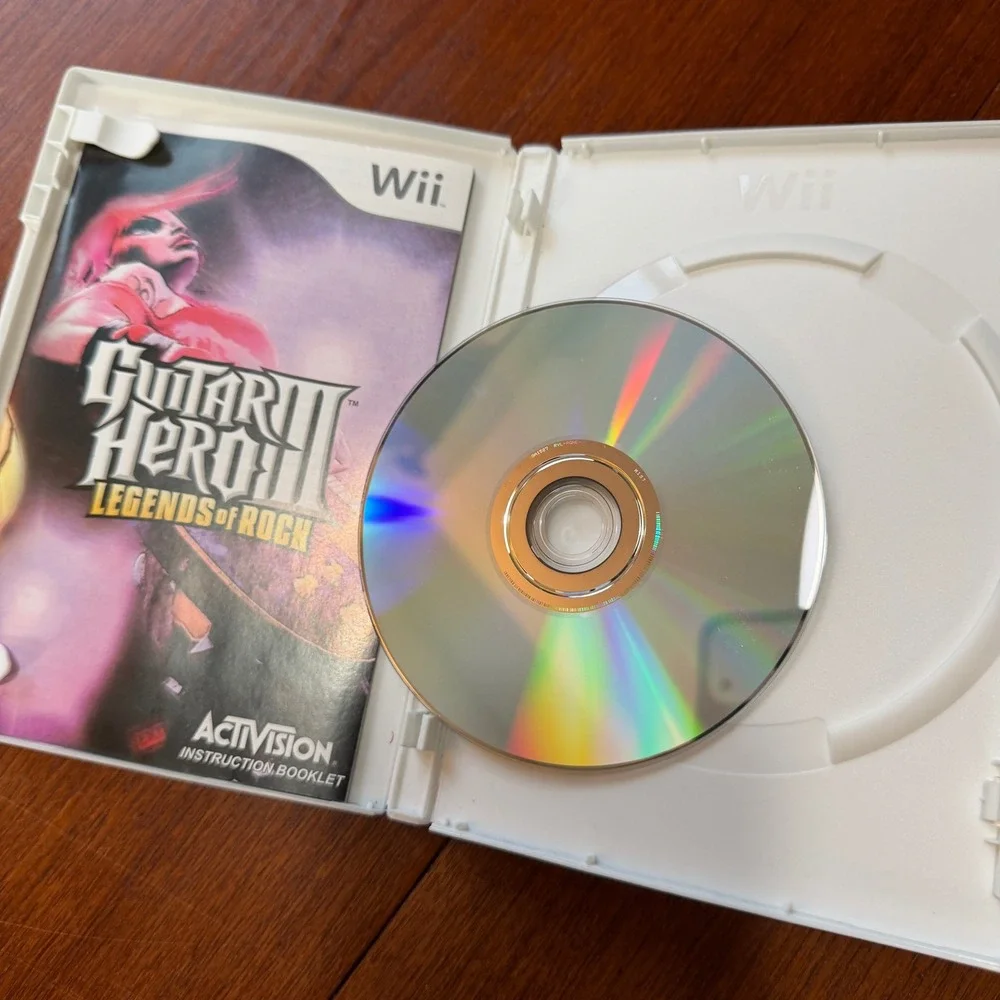 Activision Guitar Hero III Legends of Rock Nintendo Wii Game CIB Slash Rock